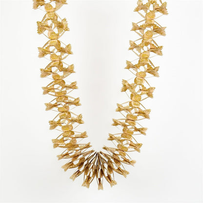 Christmas Garland, Salmon Pink and Gold - BON TON goods