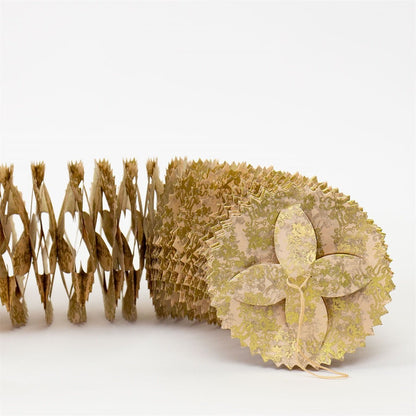 Christmas Garland, Salmon Pink and Gold - BON TON goods
