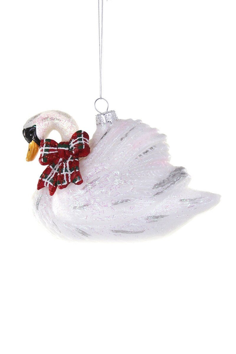 Christmas Swan Ornament - Bon Ton goods