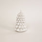 Christmas Tree Candle, White - Bon Ton goods