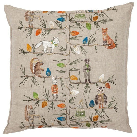 Christmas Tree Trimmers Pillow - Bon Ton goods