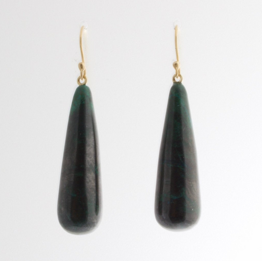 Chrysocolla Earrings | Mikkel Brøgger