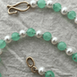 Chrysoprase and White Pearl Necklace | Mikkel Brøgger - Bon Ton goods