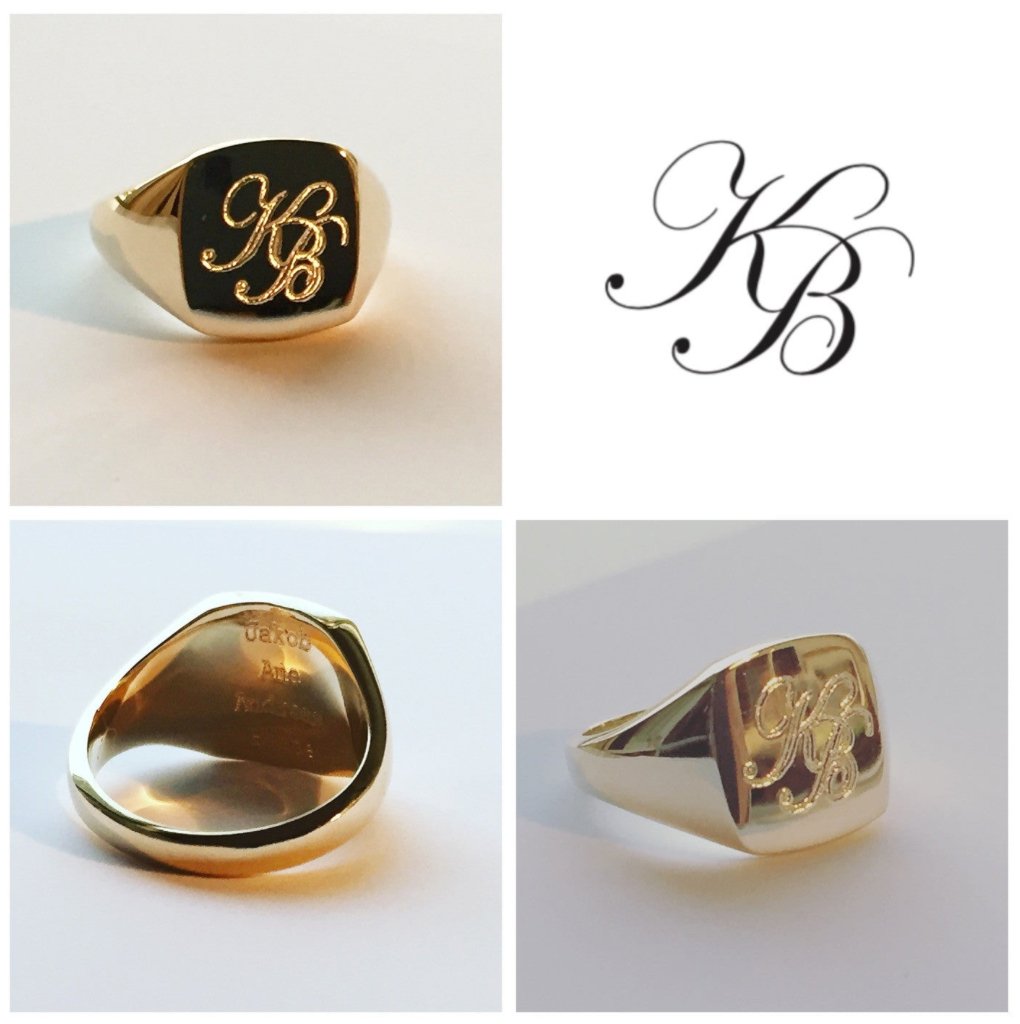Classic Signet Ring - Gold | Mikkel Brøgger - Bon Ton goods