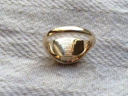 Classic Signet Ring - Gold | Mikkel Brøgger - Bon Ton goods