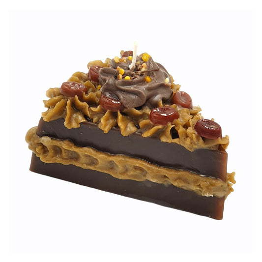 Coffee Cake - Cake Slice - Wax Cake | Cereria Introna - Bon Ton goods
