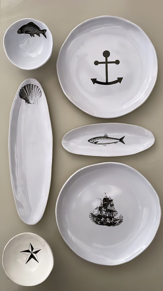 Compass Star Bowl - Bon Ton goods