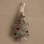 Christmas Tree Bear embroidered ornament by Coral & Tusk