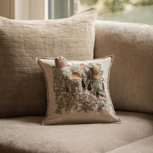 Garden Patch Pocket Pillow by Coral & Tusk