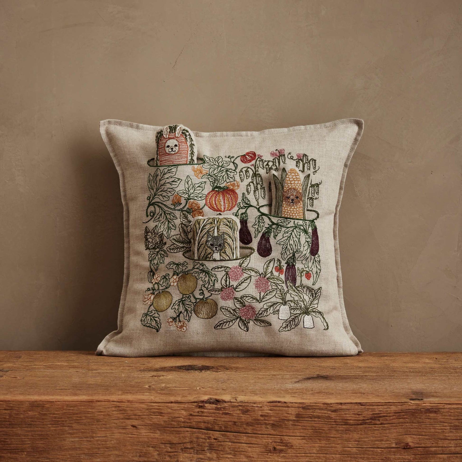 Garden Patch Pocket Pillow by Coral & Tusk, product view