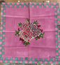 Corolla Frida Purple Napkins | Lisa Corti - Bon Ton goods