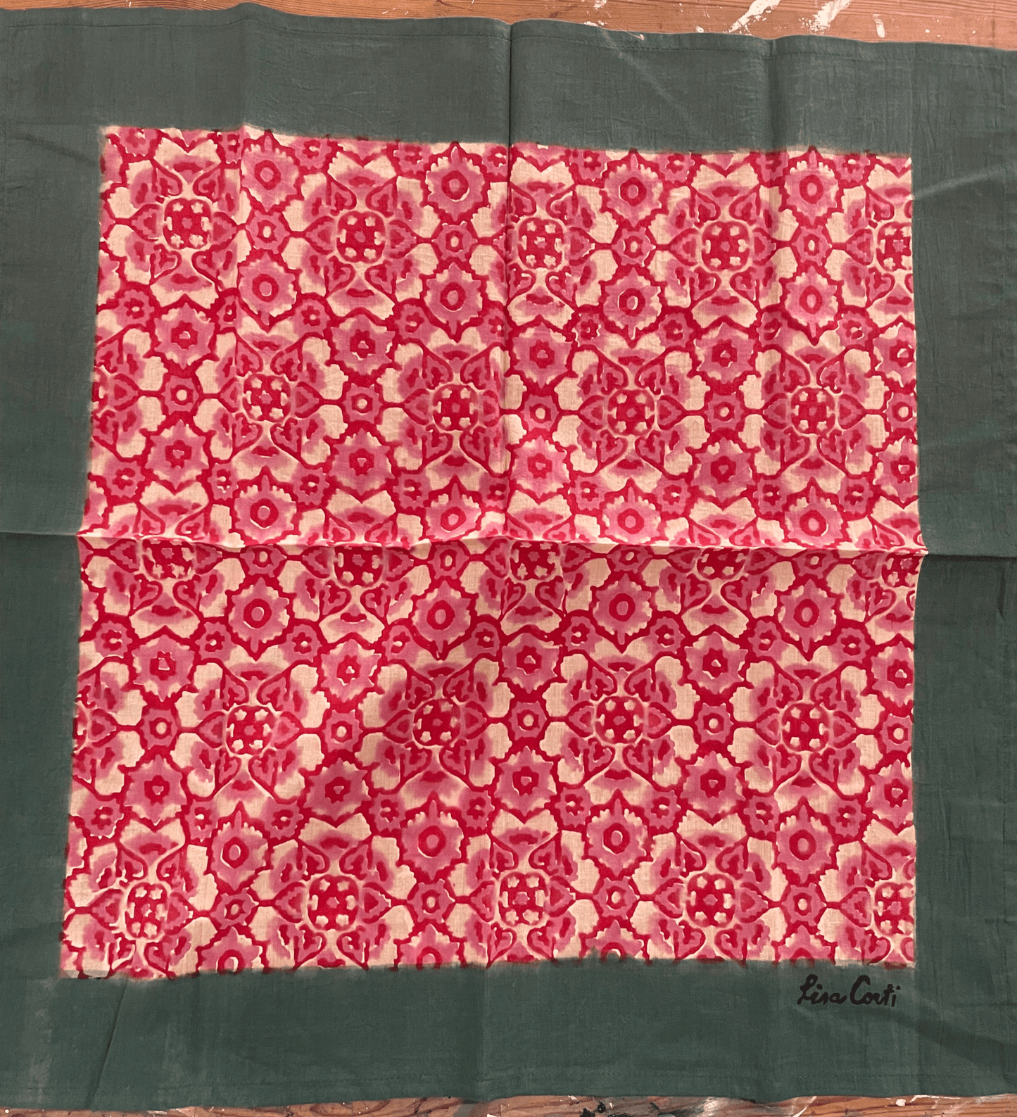 Corolla Frida Purple Napkins | Lisa Corti - Bon Ton goods