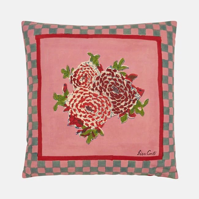 Corolla Frida Purple - Pillow Cushion Cover 45x45 | Lisa Corti - Bon Ton goods