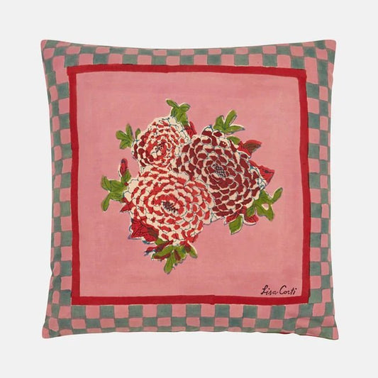 Corolla Frida Purple - Pillow Cushion Cover 45x45 | Lisa Corti - Bon Ton goods