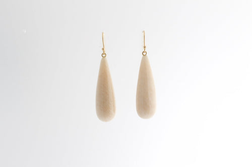 Cream Amazonite Earrings - Bon Ton goods