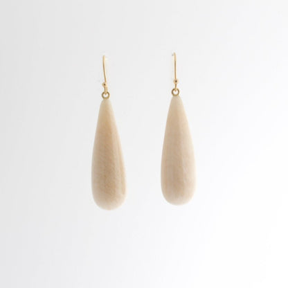 Cream Amazonite Earrings | Mikkel Brøgger - Bon Ton goods