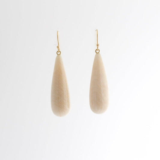 Cream Amazonite Earrings | Mikkel Brøgger - Bon Ton goods