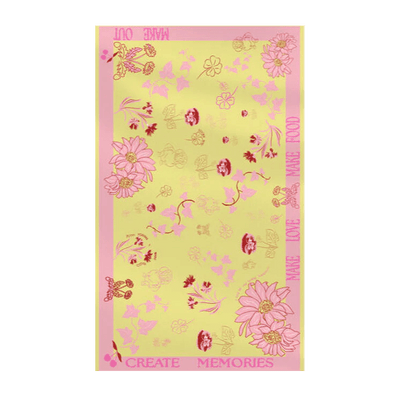 Create Memories Tablecloth (Pink & Yellow) - NojiNoji - Bon Ton goods