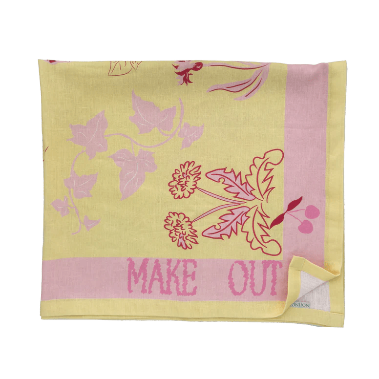 Create Memories Tablecloth (Pink & Yellow) - NojiNoji - Bon Ton goods