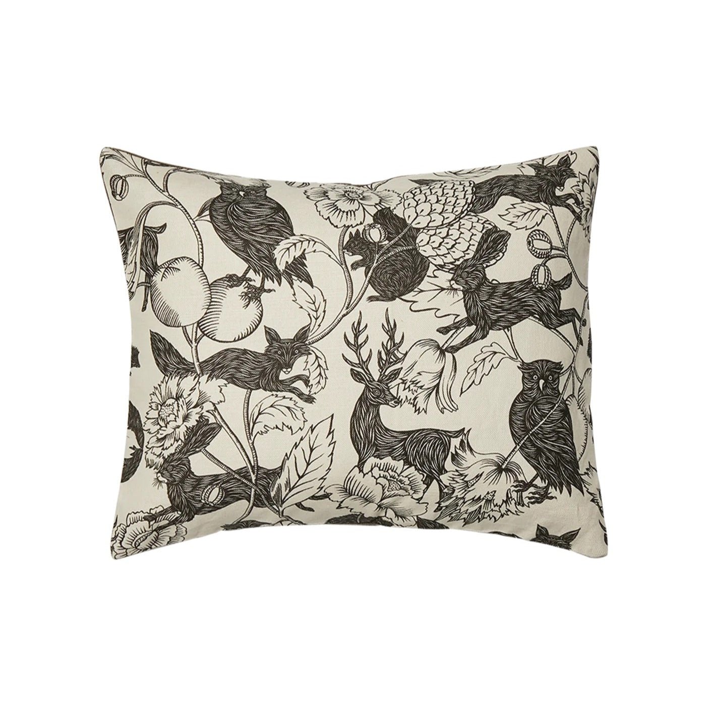 "Crépuscule" Small Cushion | Antoinette Poisson Linen Cushion – Domino Paper Design - Bon Ton goods