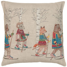 Load image into Gallery viewer, Cross Country Skiers Pillow - Sami - Bon Ton goods
