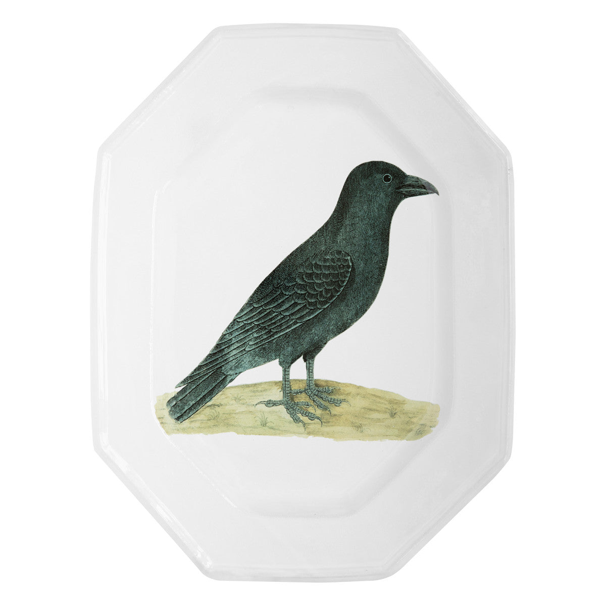 Octogonal Crow Platter by Astier de Villatte