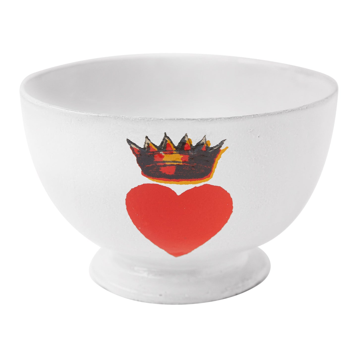 Crowned Heart Bowl, John Derian | Astier de Villatte: Exclusive Pre-Order Item - Bon Ton goods