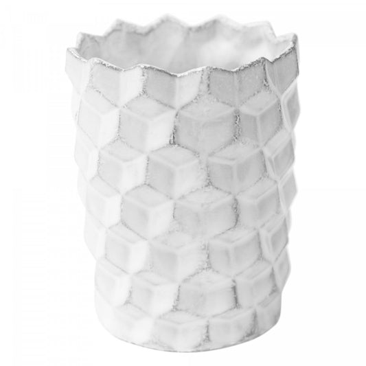 Cube Vase | Astier de Villatte: Exclusive Pre-Order Item - Bon Ton goods