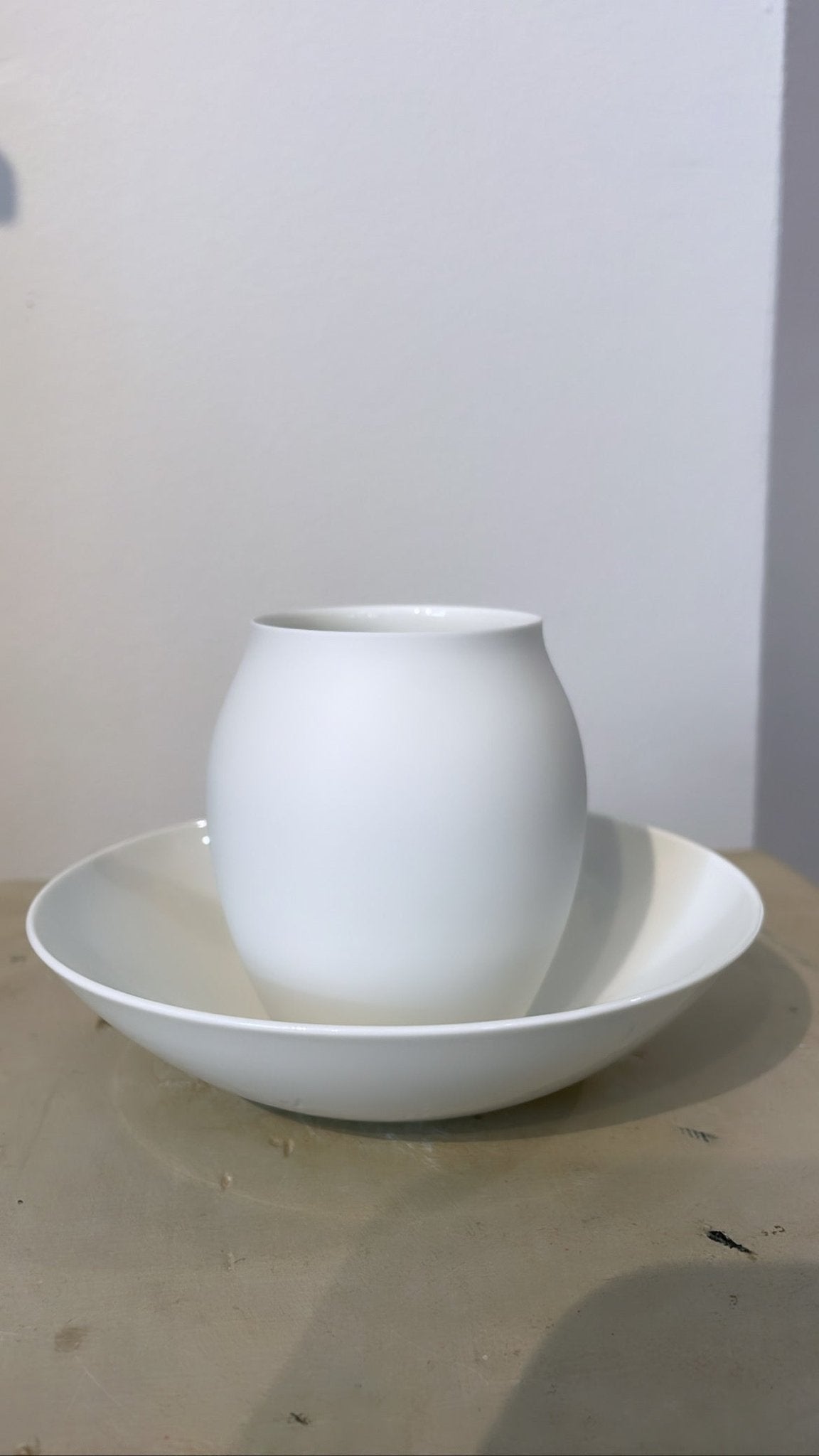 Cup with Saucer Set | Ted Muehling for Nymphenburg - Bon Ton goods