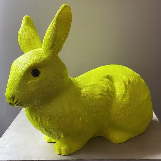 Curry Yellow Glitter Medium Bunny | Ino Schaller - Bon Ton goods