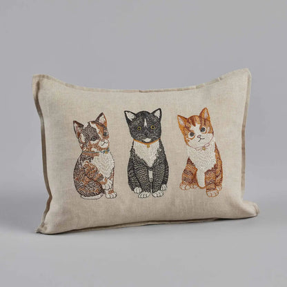 Cute Kittens Pillow | Coral & Tusk - Bon Ton goods
