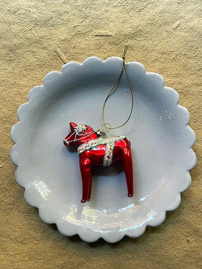 Dala Hest - Red | Christmas Ornament - Bon Ton goods
