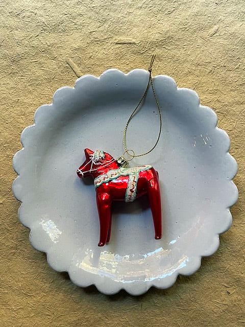 Dala Hest - Red | Christmas Ornament - Bon Ton goods