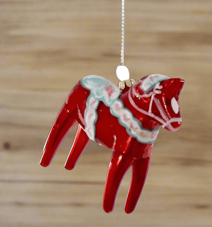 Dala Hest - Red | Christmas Ornament - Bon Ton goods