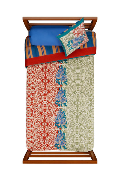 Dam Dam Red-Sage Pillow Cushion Cover 45x45 | Lisa Corti - Bon Ton goods