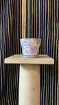Dark Blue Bendtsen Pot Marbleized | Handmade Erik Bendtsen Ceramics - Bon Ton goods