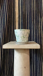 Dark Green Bendtsen Pot Marbleized | Handmade Erik Bendtsen Ceramics - Bon Ton goods