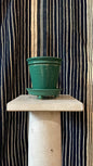 Dark Green Faaborg Pot | Handmade Erik Bendtsen Ceramics - Bon Ton goods