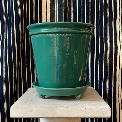 Dark Green Faaborg Pot | Handmade Erik Bendtsen Ceramics - Bon Ton goods