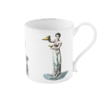 Diana, Pluto and Hebe Mug, John Derian, set of 3 by Astier de Villatte, view 3