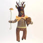 Deer Boy Ornament - Vintage Inspired Spun Cotton | Vintage by Crystal Spun Cotton Ornament - Bon Ton goods