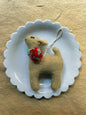 Deer with Pompom - Christmas ornament | Christmas Ornament - Bon Ton goods