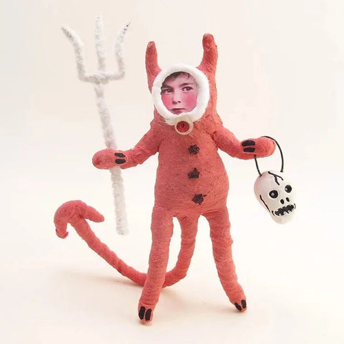 Devil Child Figure - Vintage Inspired Spun Cotton - Bon Ton goods