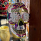 DIA DE LOS MUERTOS SKULL - Pink | Christmas Ornament - Bon Ton goods