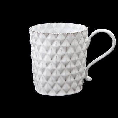 Diamant Large Cup, Set of 3 | Astier de Villatte: Exclusive Pre-Order Item - Bon Ton goods