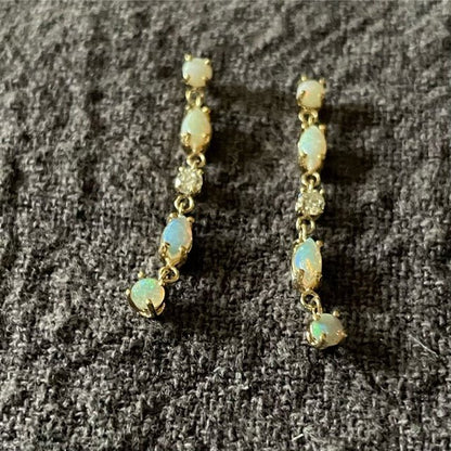 Diamond and Opal Earrings | Mikkel Brøgger - Bon Ton goods