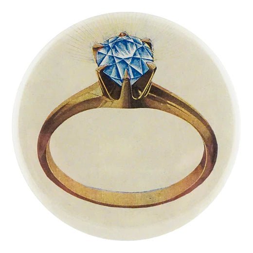 Diamond Ring - Mirror & Button Pins | John Derian - Bon Ton goods