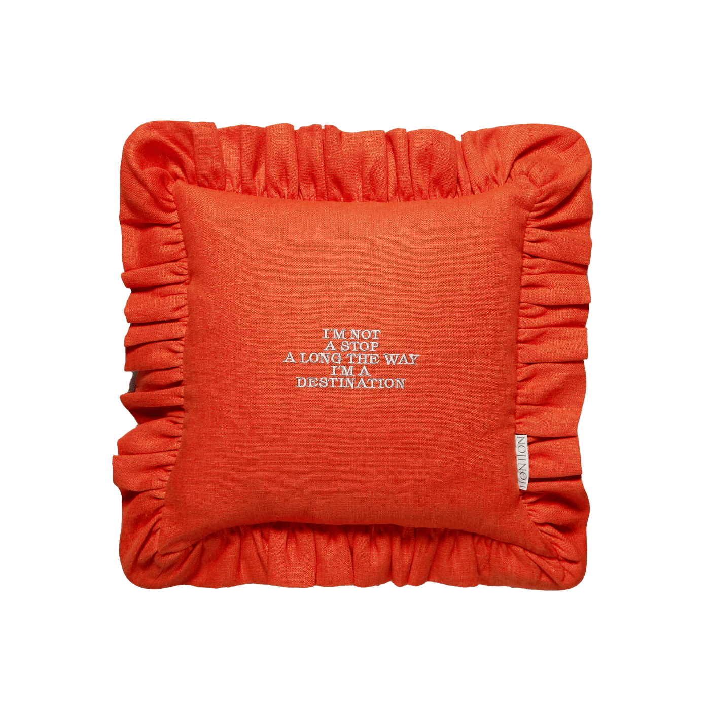 Diana Frill Cushion (Orange) - NojiNoji - Bon Ton goods