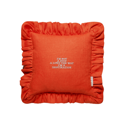 Diana Frill Cushion (Orange) - NojiNoji - Bon Ton goods