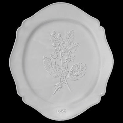 Dinner Plate Fleurs, Nathalie Lété- Astier de Villatte: Exclusive Pre-Order Item - Bon Ton goods